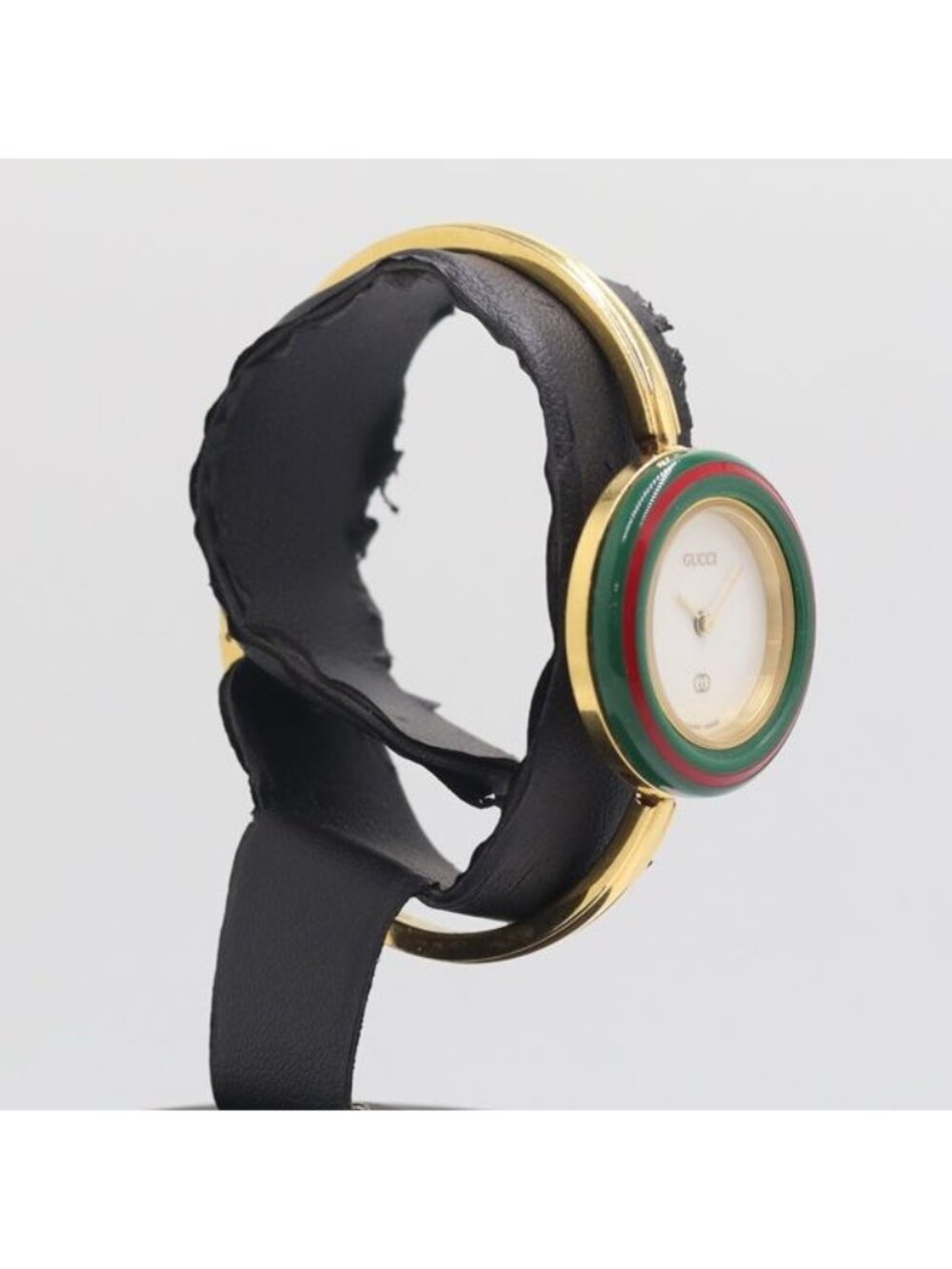Gucci Box Change Bezel 11 12 Quartz Bangle Watch White Dial - Picture 3 of 5